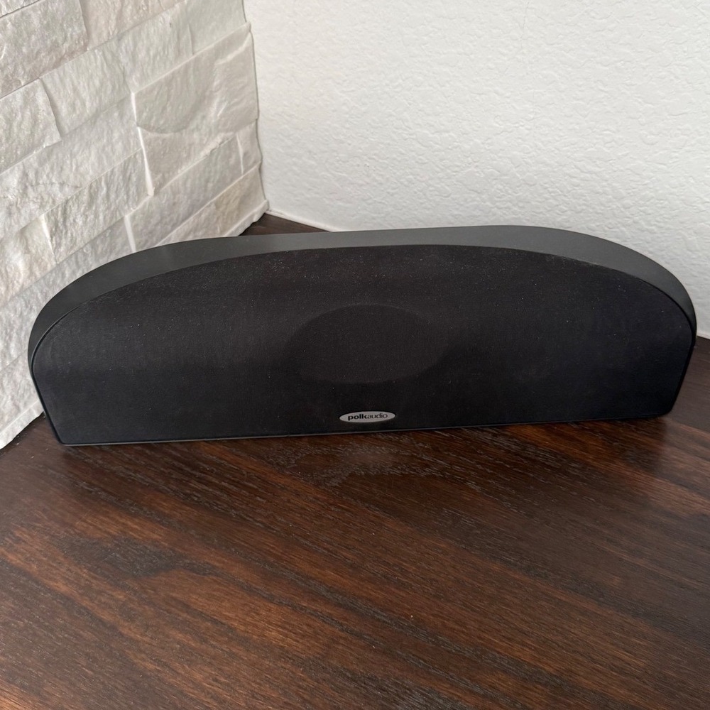 Polk Audio TL1 Blackstone Center Channel Speaker Black Home Theater